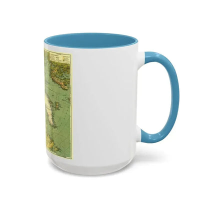 Arctic Regions (1925) (Map) Accent Coffee Mug - Go Mug Yourself
