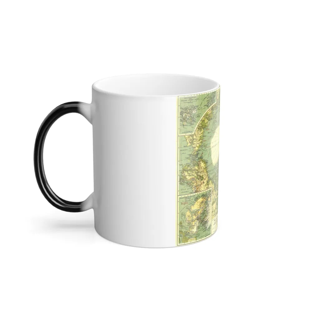 Arctic Regions (1925) (Map) Color Changing Mug 11oz-Go Mug Yourself