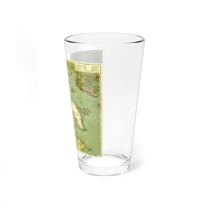 Arctic Regions (1925) (Map) Pint Glass 16oz - Go Mug Yourself