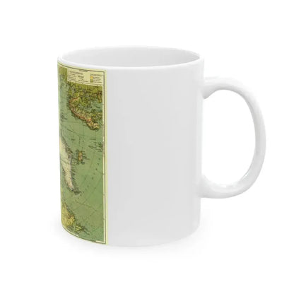 Arctic Regions (1925) (Map) White Coffee Mug - Go Mug Yourself