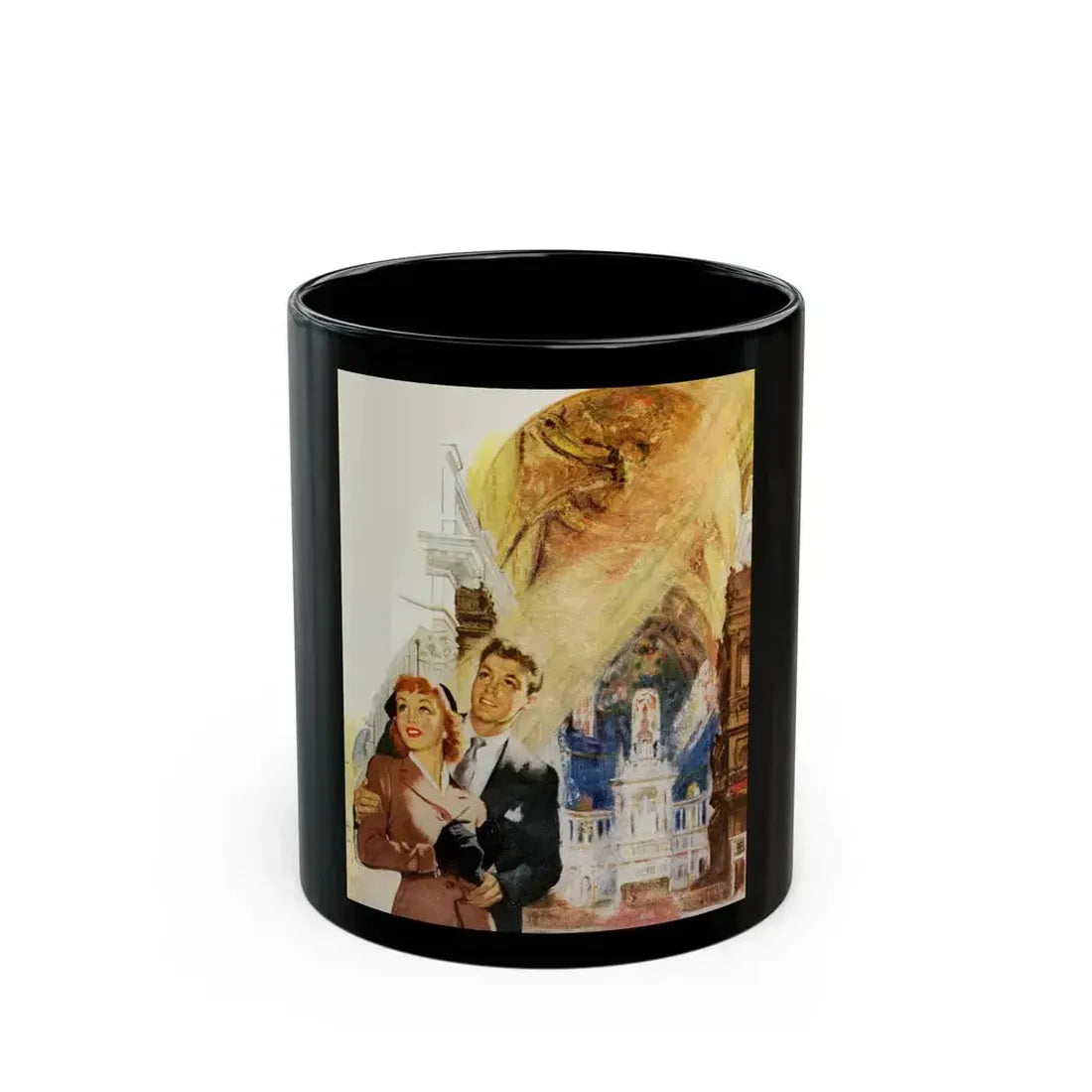 Are there Giant Frogs in your Future, 1953 - Black Coffee Mug 11oz - Go Mug Yourself