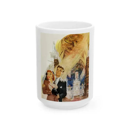 Are there Giant Frogs in your Future, 1953 - White Coffee Mug 15oz - Go Mug Yourself