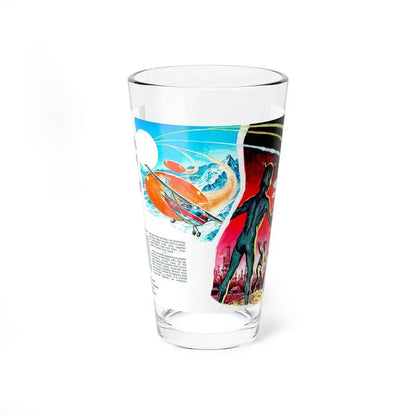 Are UFO's Attacking Our Oil Fields, Stag magazine, May 1975 (Magazine Illustration) Pint Glass 16oz 16oz - Go Mug Yourself
