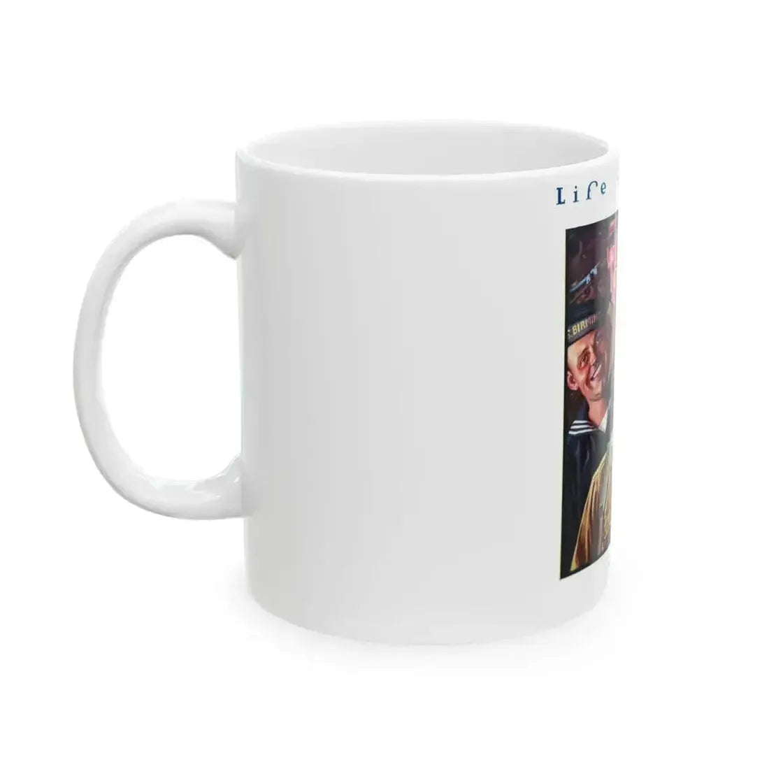 Are We Downhearted, Life magazine, November 28, 1918 - White Coffee Mug - Go Mug Yourself