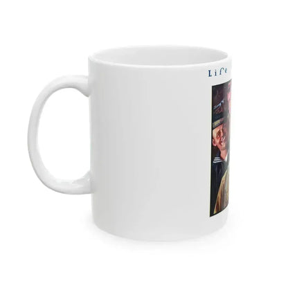 Are We Downhearted, Life magazine, November 28, 1918 - White Coffee Mug - Go Mug Yourself