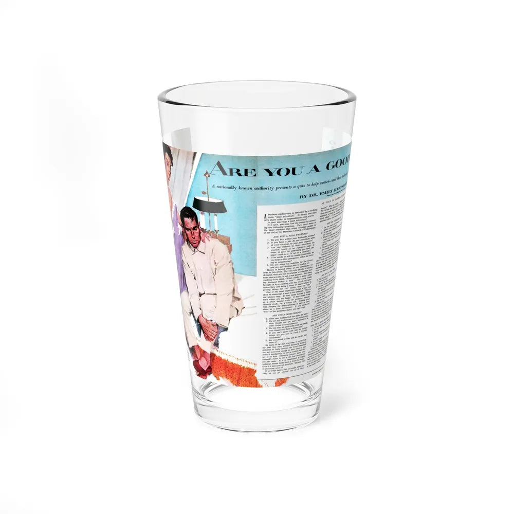 Are You A Good Wife, The American Weekly, June 6, 1954 (Magazine Illustration) Pint Glass 16oz-16oz-Go Mug Yourself