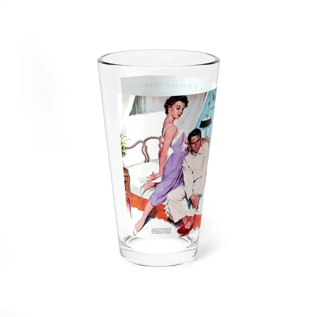 Are You A Good Wife, The American Weekly, June 6, 1954 (Magazine Illustration) Pint Glass 16oz - Go Mug Yourself