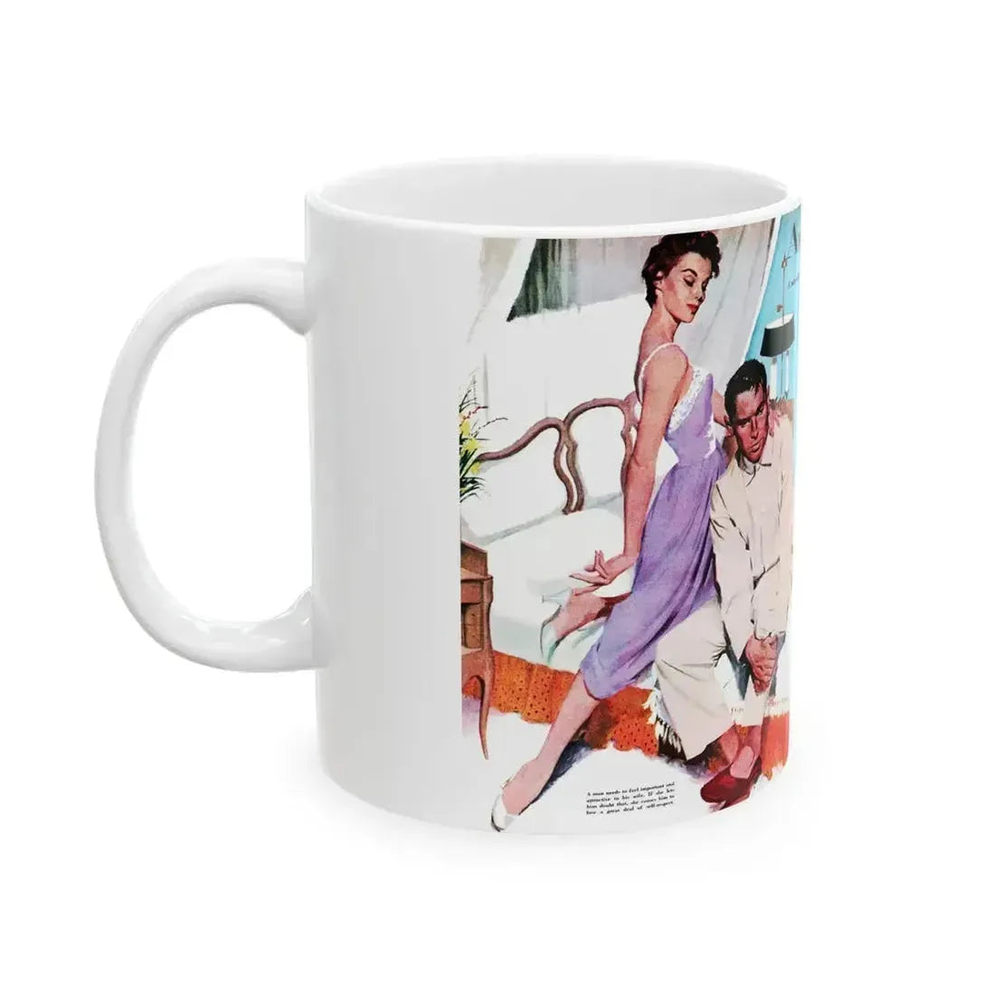 Are You A Good Wife, The American Weekly, June 6, 1954 - White Coffee Mug - Go Mug Yourself