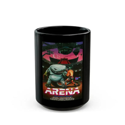 ARENA (GERMAN) 1989 Movie Poster - Black Coffee Mug 15oz - Go Mug Yourself