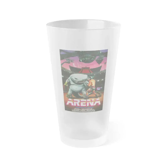 ARENA (GERMAN) 1989 Movie Poster - Frosted Pint Glass 16oz 16oz Frosted - Go Mug Yourself