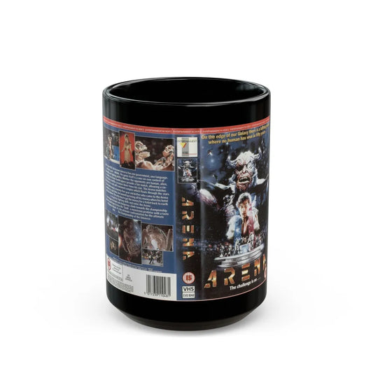 ARENA SCIFI (VHS COVER) - Black Coffee Mug-15oz-Go Mug Yourself