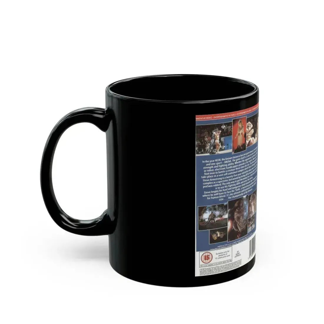 ARENA SCIFI (VHS COVER) - Black Coffee Mug - Go Mug Yourself