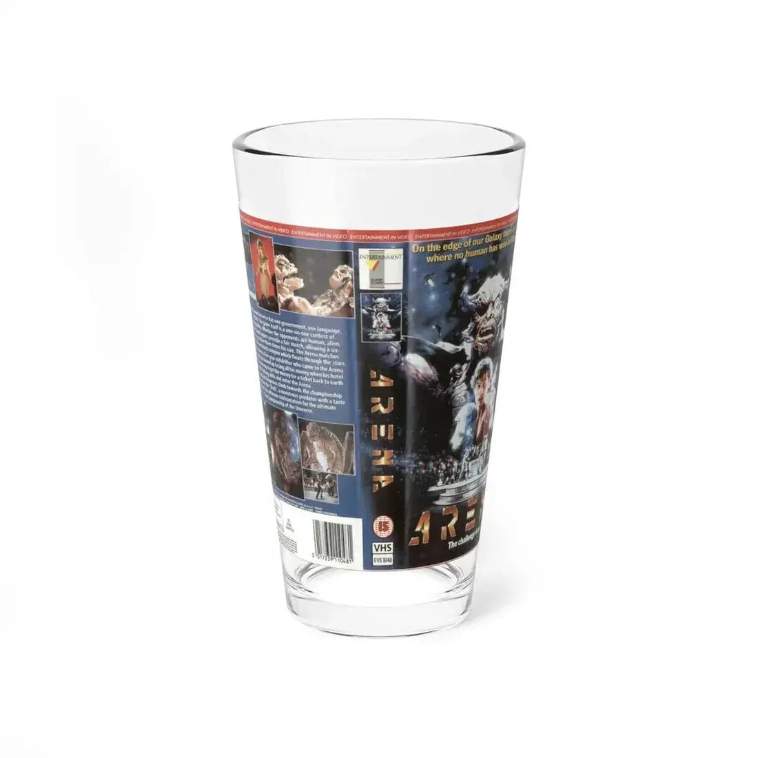 ARENA SCIFI (VHS COVER) Pint Glass 16oz 16oz - Go Mug Yourself