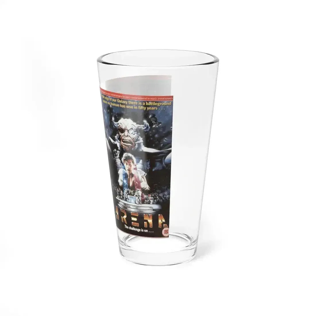 ARENA SCIFI (VHS COVER) Pint Glass 16oz - Go Mug Yourself