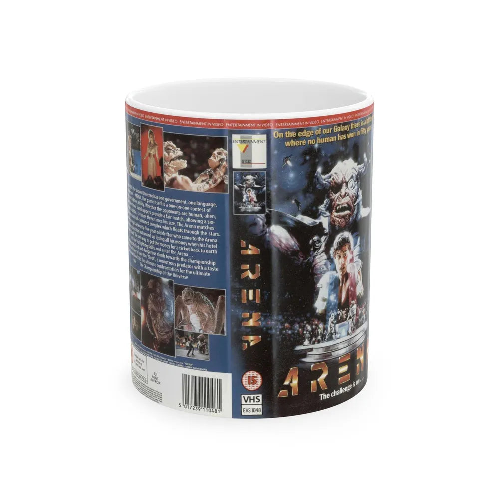 ARENA SCIFI (VHS COVER) - White Coffee Mug-11oz-Go Mug Yourself