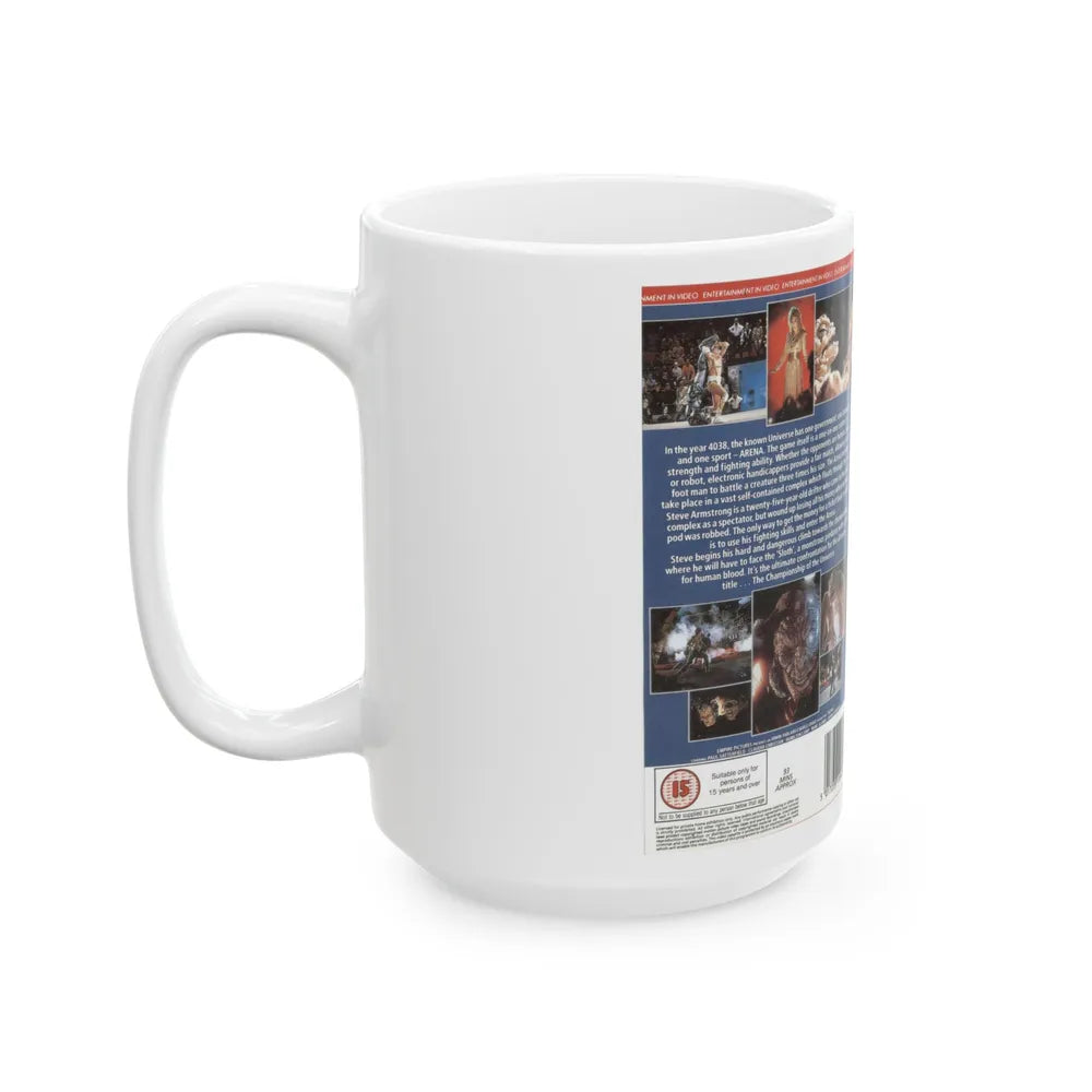 ARENA SCIFI (VHS COVER) - White Coffee Mug-Go Mug Yourself