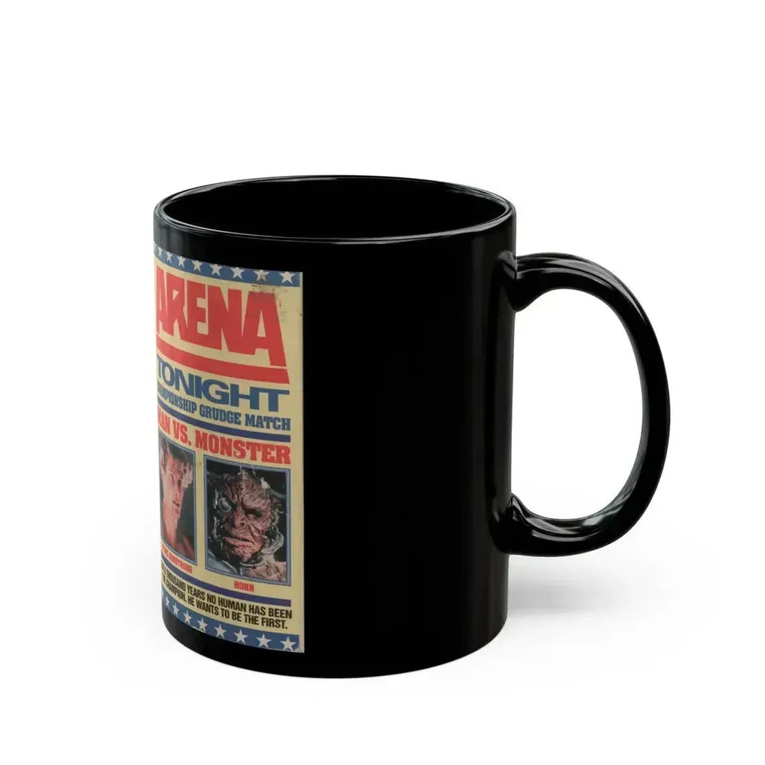 ARENA (VHS COVER) - Black Coffee Mug - Go Mug Yourself