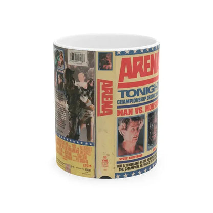 ARENA (VHS COVER) - White Coffee Mug 11oz - Go Mug Yourself