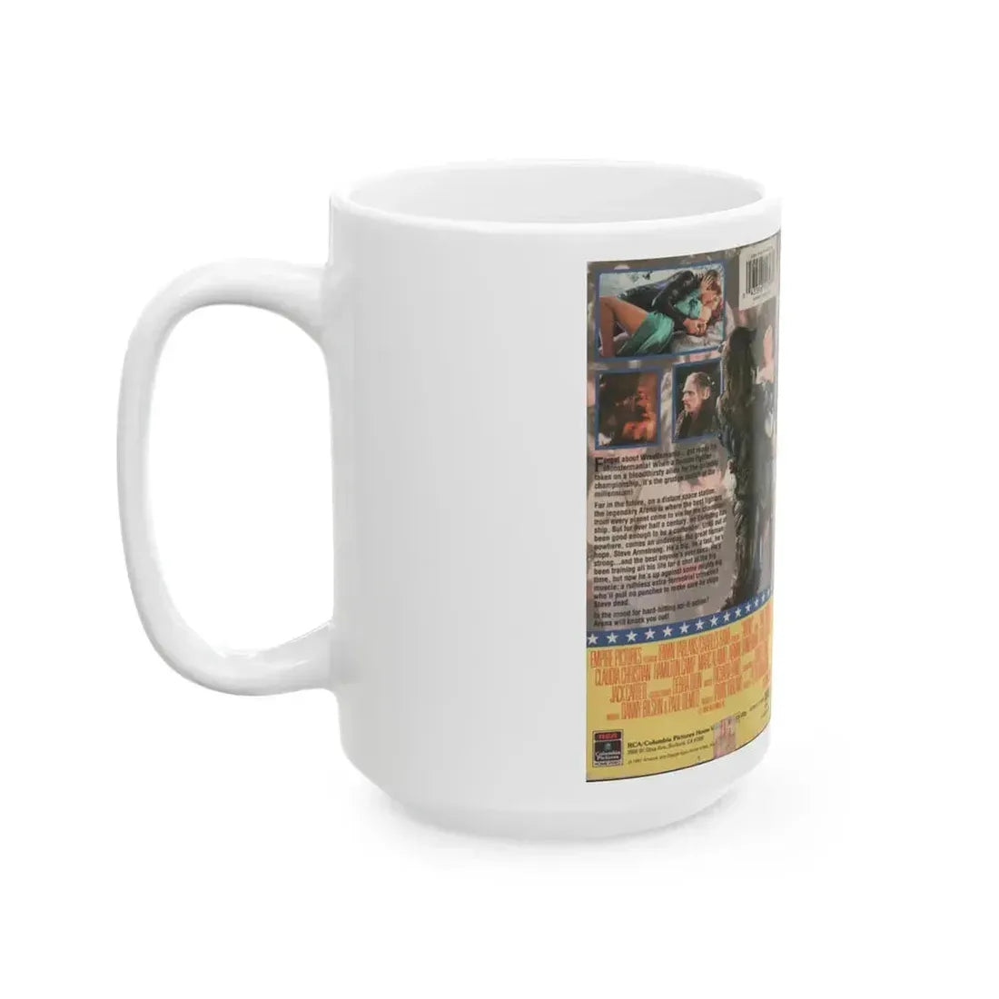 ARENA (VHS COVER) - White Coffee Mug - Go Mug Yourself