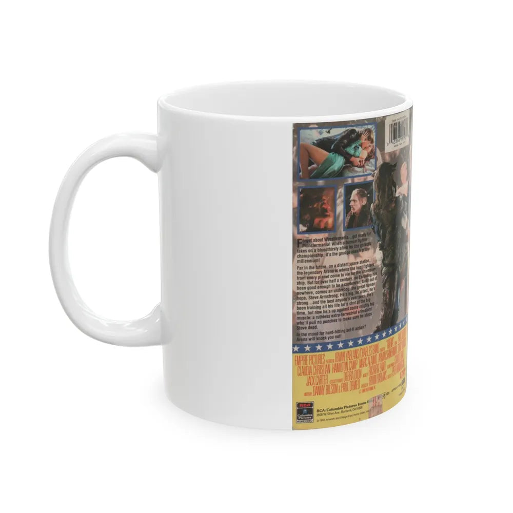 ARENA (VHS COVER) - White Coffee Mug-Go Mug Yourself