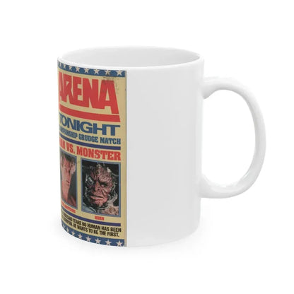 ARENA (VHS COVER) - White Coffee Mug - Go Mug Yourself