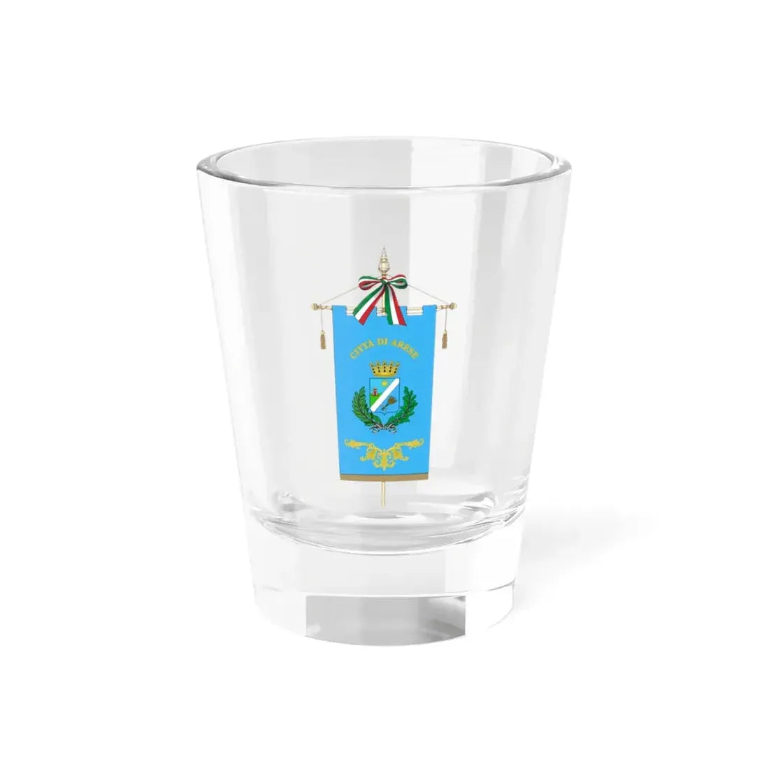 Arese-Gonfalone (Italy) Shot Glass 1.5oz 1.5oz - Go Mug Yourself