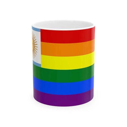 Argentina Gay flag (Argentina) White Coffee Mug 11oz - Go Mug Yourself