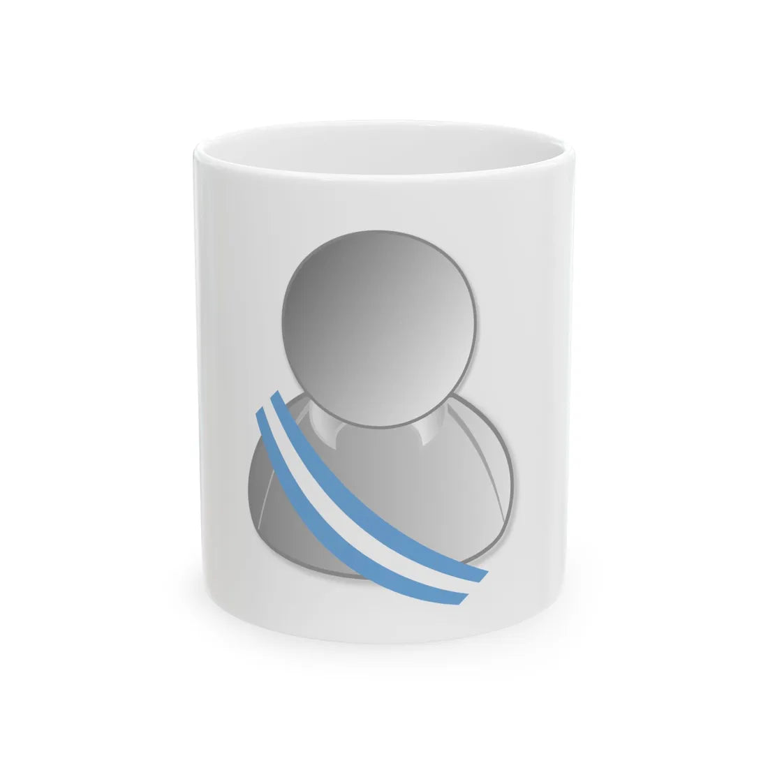 Argentina politic personality icon (Argentina) White Coffee Mug 11oz - Go Mug Yourself