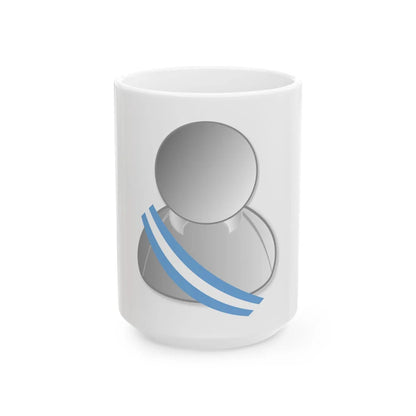 Argentina politic personality icon (Argentina) White Coffee Mug 15oz - Go Mug Yourself