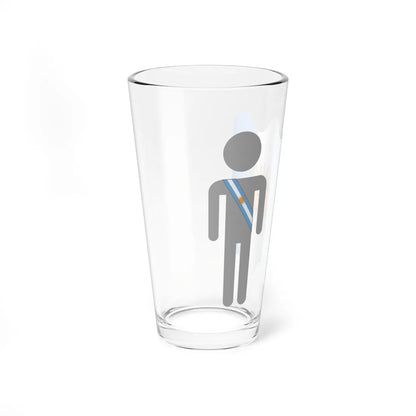 Argentina presidential sash schematic (Argentina) Pint Glass 16oz - Go Mug Yourself