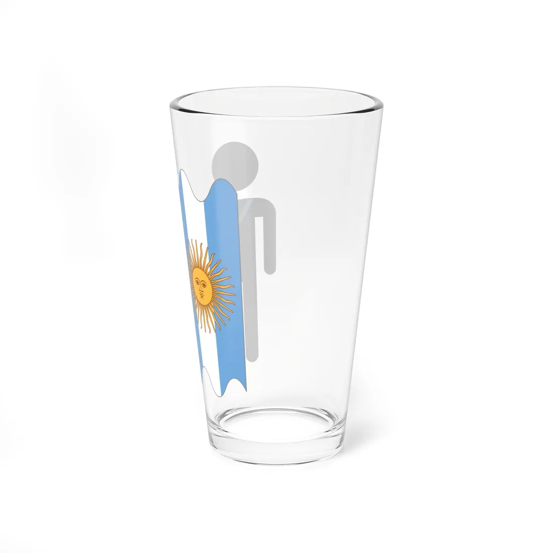 Argentina presidential sash schematic (Argentina) Pint Glass 16oz - Go Mug Yourself