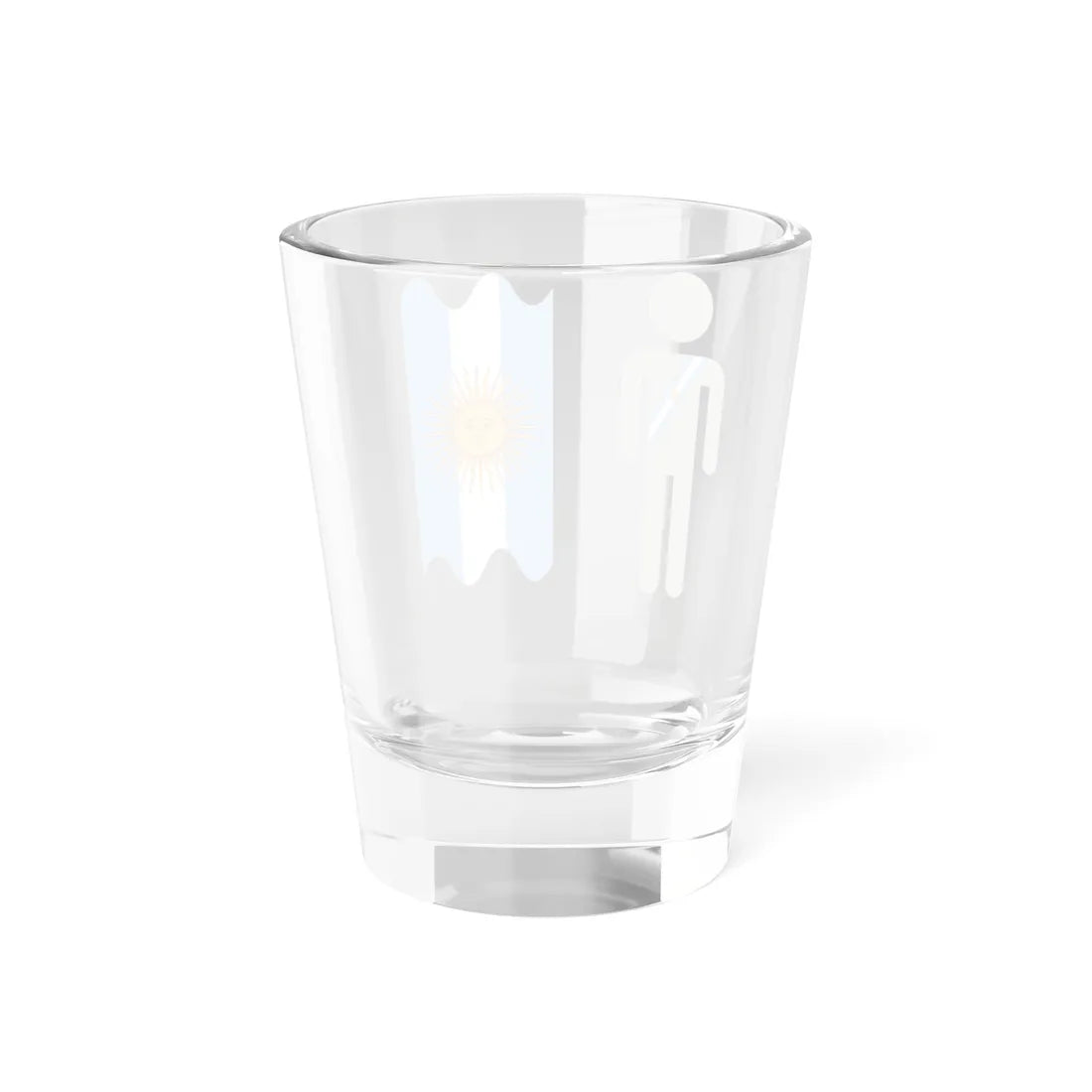 Argentina presidential sash schematic (Argentina) Shot Glass 1.5oz - Go Mug Yourself
