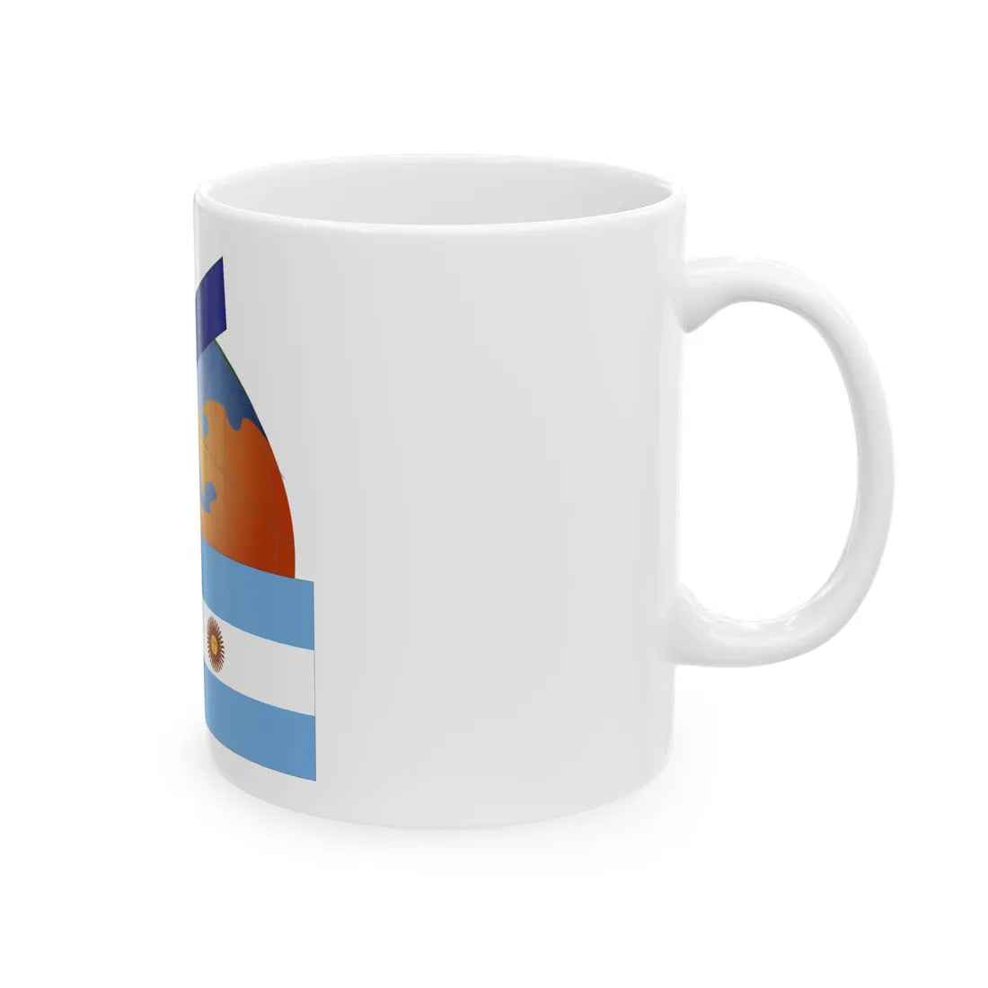 Argentina-Satellite (Argentina) White Coffee Mug - Go Mug Yourself