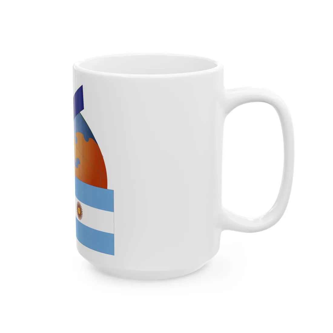 Argentina-Satellite (Argentina) White Coffee Mug - Go Mug Yourself