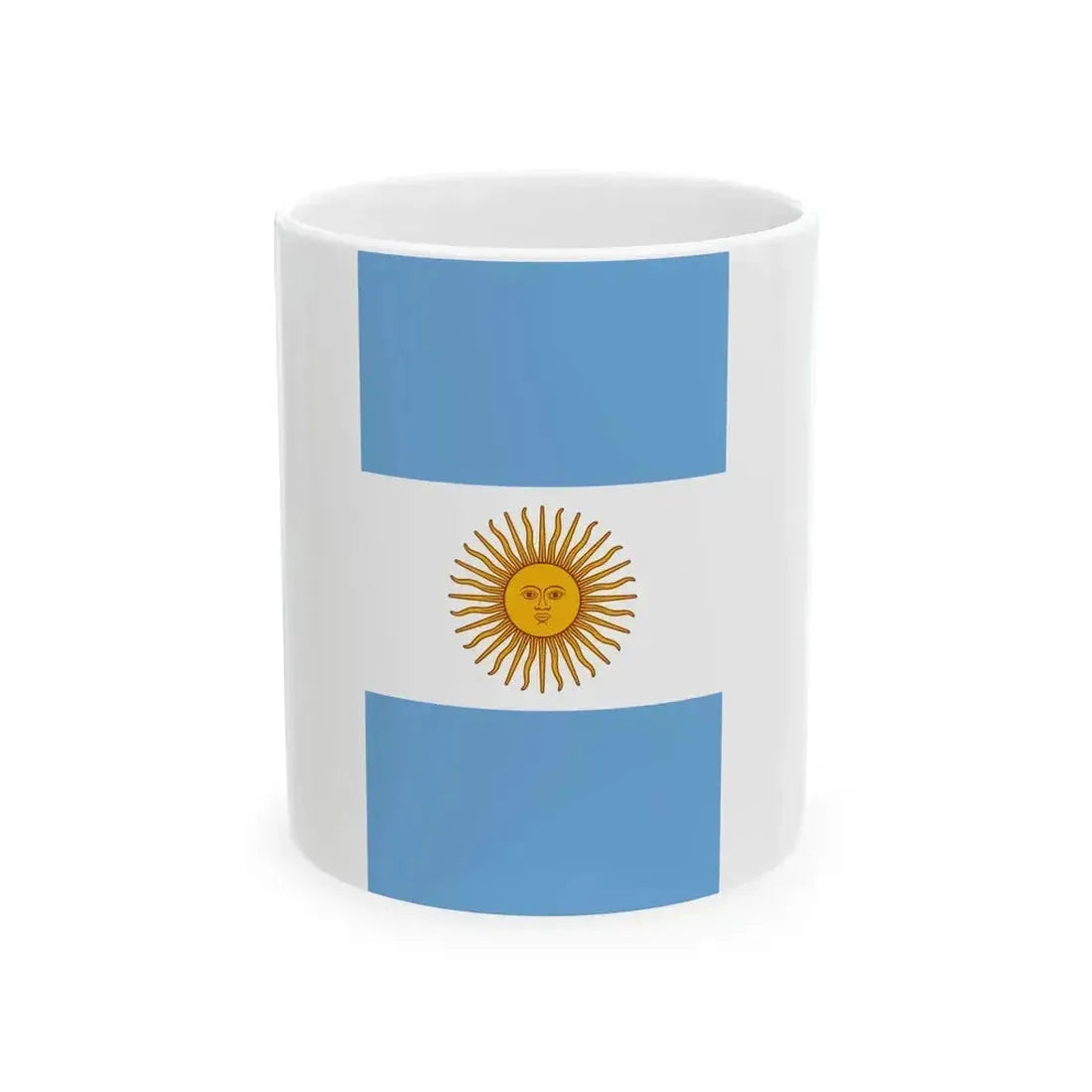 Argentine Naval Aviation fin flash (Argentina) White Coffee Mug 11oz - Go Mug Yourself