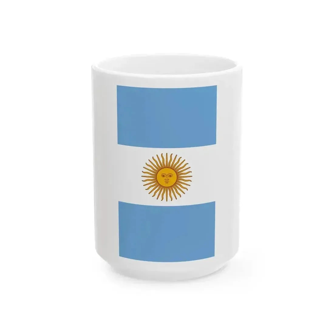 Argentine Naval Aviation fin flash (Argentina) White Coffee Mug 15oz - Go Mug Yourself