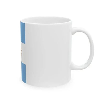 Argentine Naval Aviation fin flash (Argentina) White Coffee Mug - Go Mug Yourself