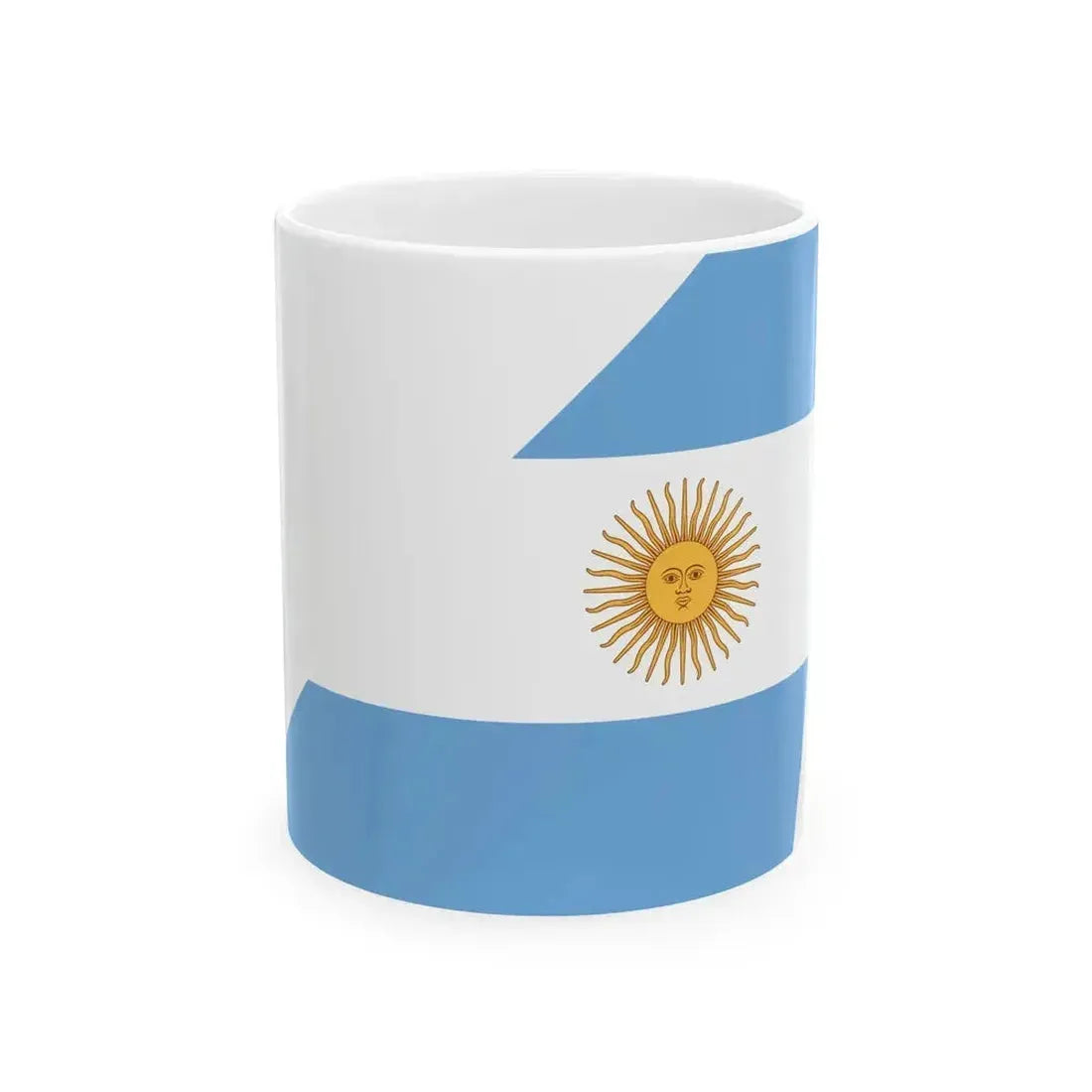 Argentine Naval Aviation fin flash tail (Argentina) White Coffee Mug 11oz - Go Mug Yourself