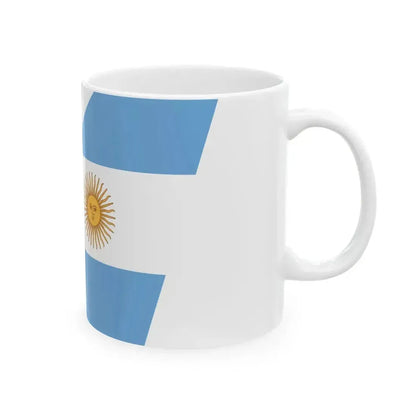 Argentine Naval Aviation fin flash tail (Argentina) White Coffee Mug - Go Mug Yourself