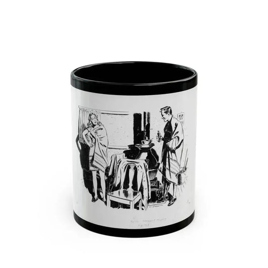 Argosy Magazine Original Art (Popular Publ., 1942) - Black Coffee Mug 11oz - Go Mug Yourself