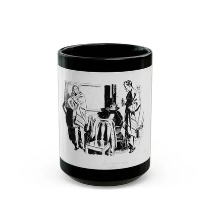 Argosy Magazine Original Art (Popular Publ., 1942) - Black Coffee Mug 15oz - Go Mug Yourself