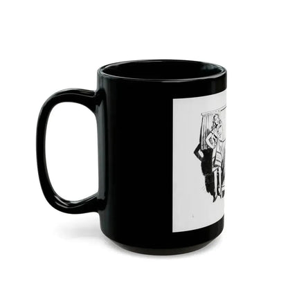Argosy Magazine Original Art (Popular Publ., 1942) - Black Coffee Mug - Go Mug Yourself