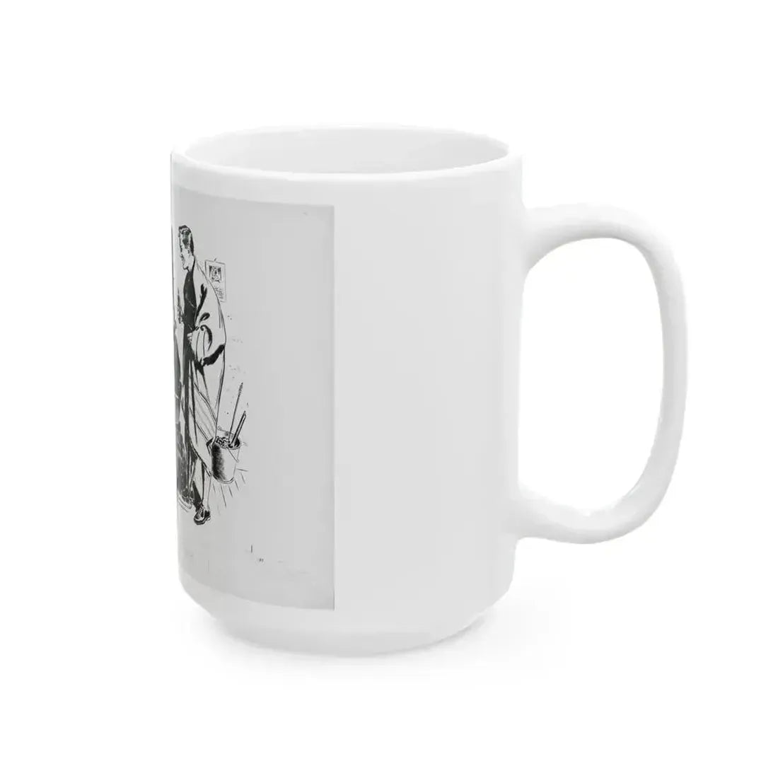 Argosy Magazine Original Art (Popular Publ., 1942) - White Coffee Mug - Go Mug Yourself
