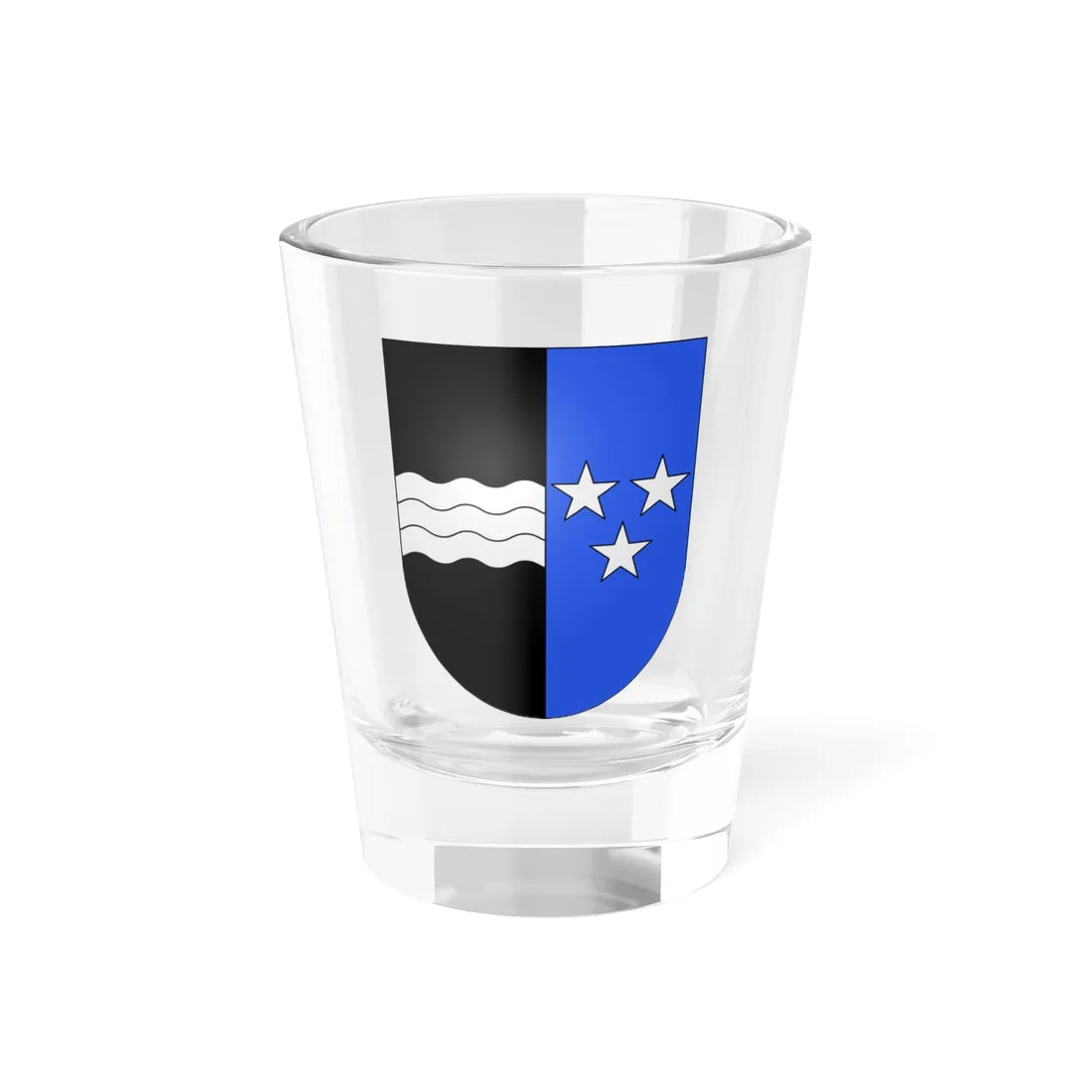 Argovie-coat of arms (Switzerland) (Coat of Arms) Shot Glass 1.5oz 1.5oz - Go Mug Yourself