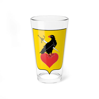 Argyropoulos Arghiropol family coat of arms (Algeria) (Coat of Arms) Pint Glass 16oz 16oz - Go Mug Yourself