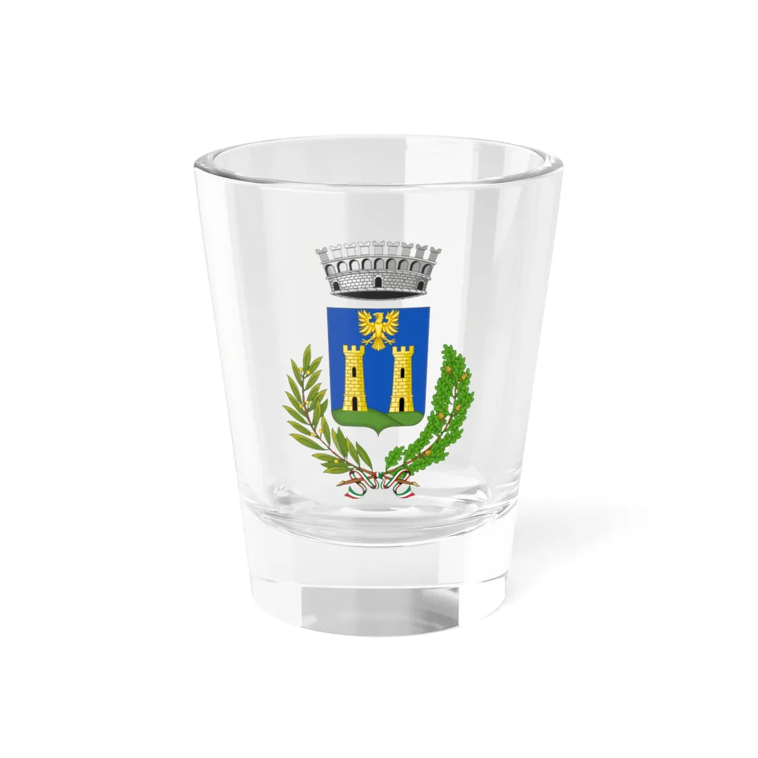 Arignano-Stemma (Italy) (Coat of Arms) Shot Glass 1.5oz 1.5oz - Go Mug Yourself