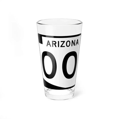 Arizona 00 template (Arizona) (Road Sign) Pint Glss 16oz 16oz - Go Mug Yourself