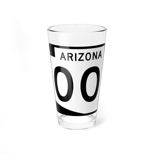 Arizona 00 template (Arizona) (Road Sign) Pint Glss 16oz 16oz - Go Mug Yourself