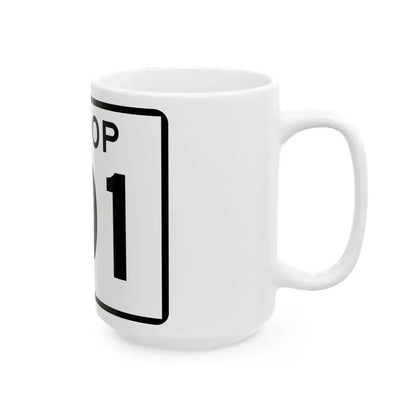 Arizona 101 (Arizona) (Road Sign) White Coffee Mug - Go Mug Yourself