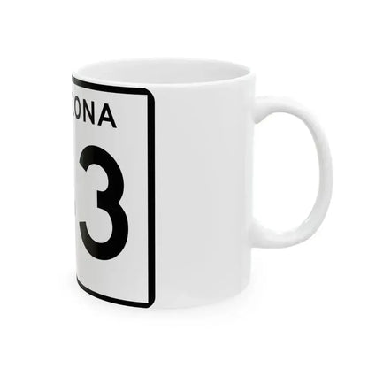 Arizona 143 (Arizona) (Road Sign) White Coffee Mug - Go Mug Yourself